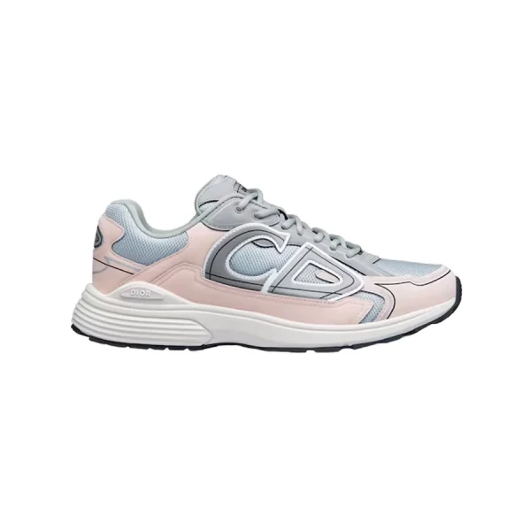 B30 LOW-TOP SNEAKER GRAY MESH AND LIGHT PINK AND GRAY TECHNICAL FABRIC – CD110