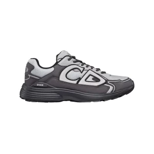 B30 LOW-TOP SNEAKER GRAY MESH WITH ANTHRACITE AND GRAY TECHNICAL FABRIC – CD111