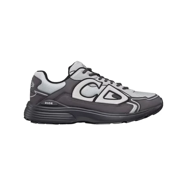 B30 LOW-TOP SNEAKER GRAY MESH WITH ANTHRACITE AND GRAY TECHNICAL FABRIC – CD111
