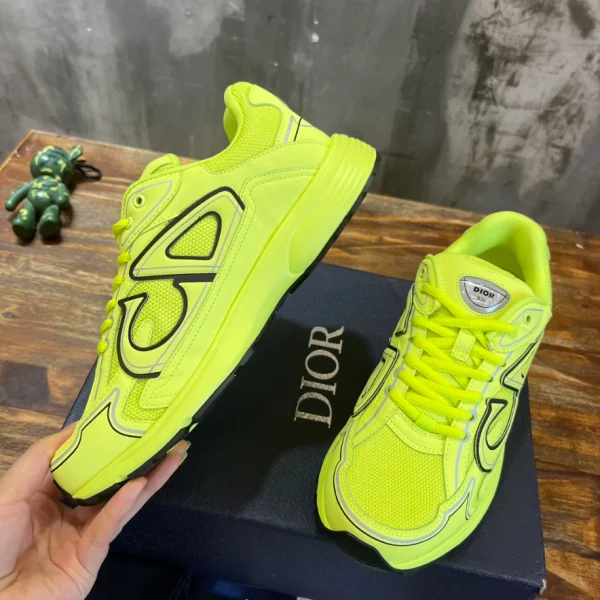 B30 LOW-TOP SNEAKER YELLOW MESH AND TECHNICAL FABRIC – CD106 - Image 3