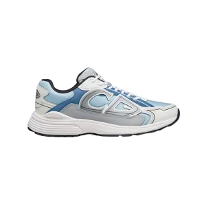 B30 SNEAKER LIGHT BLUE MESH AND BLUE GRAY AND WHITE TECHNICAL FABRIC – CD114