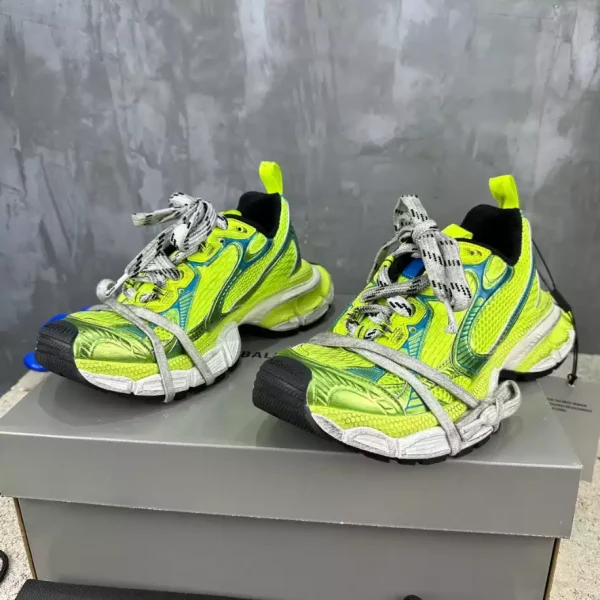 BALENCIAGA MEN’S 3XL SNEAKER IN FLUO YELLOW – BB151 - Image 5