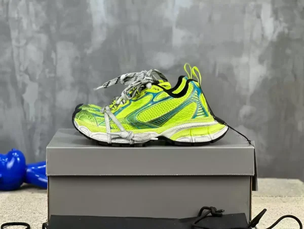 BALENCIAGA MEN’S 3XL SNEAKER IN FLUO YELLOW – BB151 - Image 2