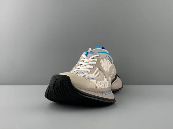 BALENCIAGA MEN’S CIRCUIT SNEAKER IN BEIGE/BLUE – BB224 - Image 3