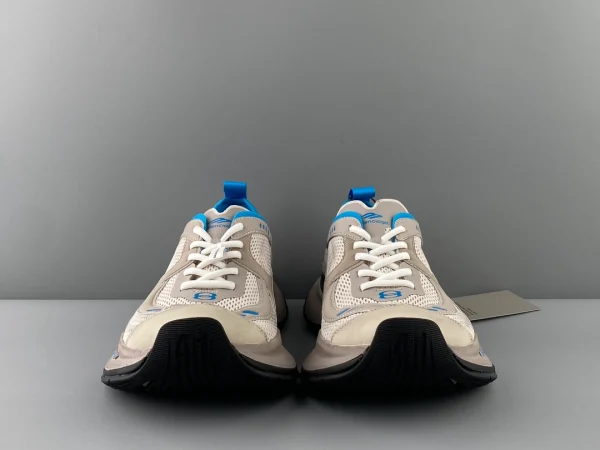 BALENCIAGA MEN’S CIRCUIT SNEAKER IN BEIGE/BLUE – BB224 - Image 5