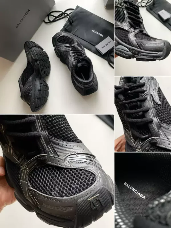BALENCIAGA MEN’S STAPLER SNEAKER IN BLACK – BB219 - Image 4