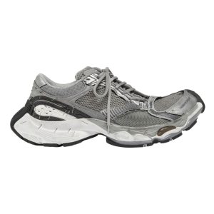 BALENCIAGA MEN’S STAPLER SNEAKER IN GREY – BB220