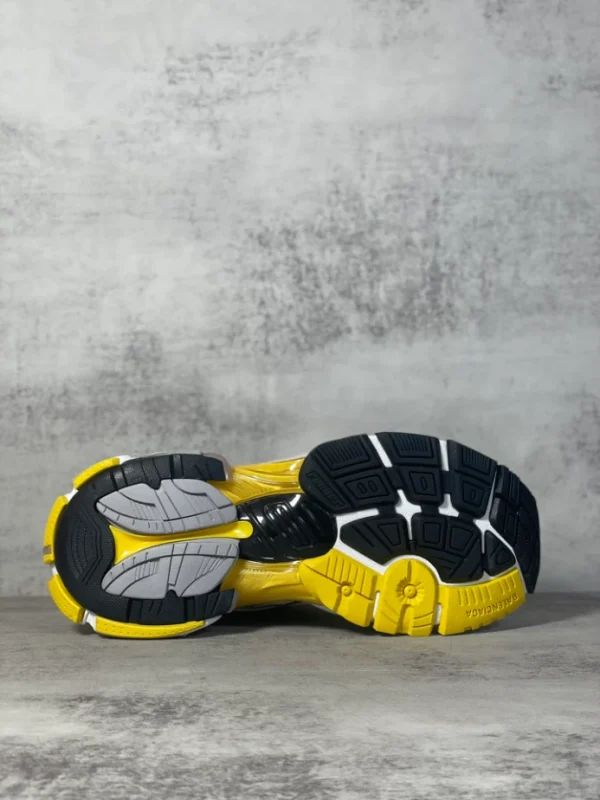BALENCIAGA RUNNER SNEAKER IN GREY, WHITE, BLACK AND YELLOW – BB233 - Image 8