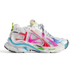 BALENCIAGA RUNNER SNEAKER IN MULTICOLOR MESH AND NYLON – BB232