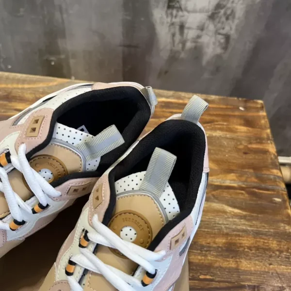 BURBERRY LEATHER AND SUEDE SNEAKERS – BBR130 - Image 6