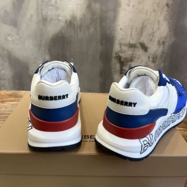 BURBERRY LEATHER AND SUEDE SNEAKERS – BBR131 - Image 5