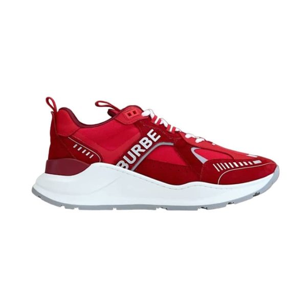 BURBERRY MEN’S LOGO MESH LOW-TOP SNEAKERS – BBR128