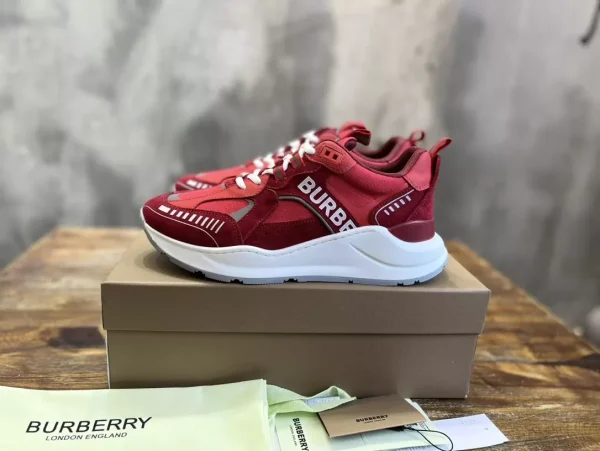 BURBERRY MEN’S LOGO MESH LOW-TOP SNEAKERS – BBR128 - Image 2