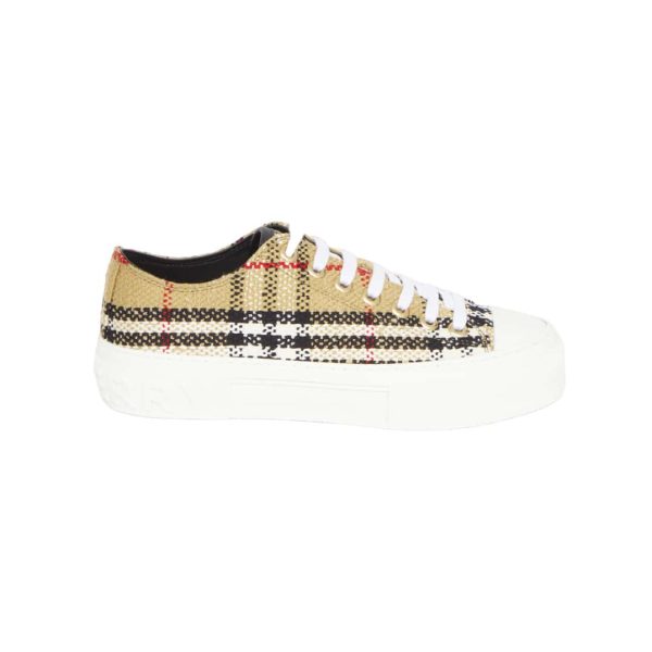 BURBERRY VINTAGE CHECK COTTON SNEAKERS – BBR121