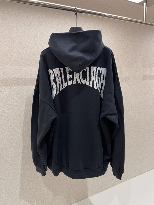 Balenciaga Hand Drawn Hoodie Medium Fit – SBH025 - Image 2