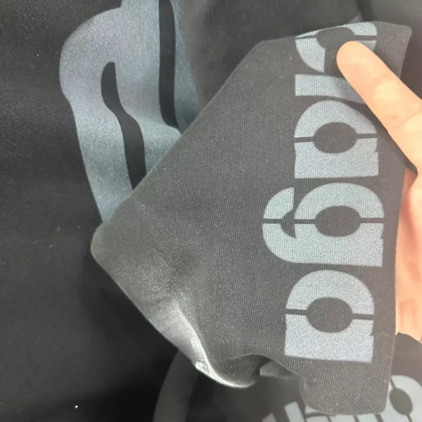 Balenciaga 3B Stencil Hoodie Medium Fit in Black – SBH014 - Image 4