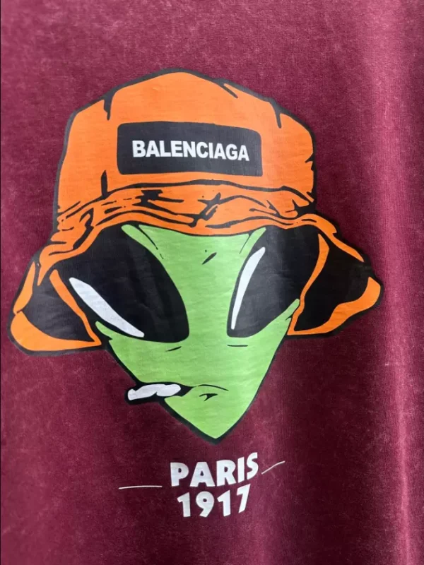 Balenciaga T-shirt – BBS103 - Image 3