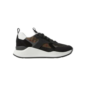 LOGO EMBOSSED, LEATHER, SUEDE AND MESH SNEAKERS – BBR105