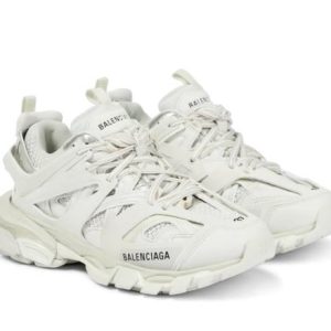 BALENCIAGA TRACK TRAINER SNEAKERS IN WHITE- BB62
