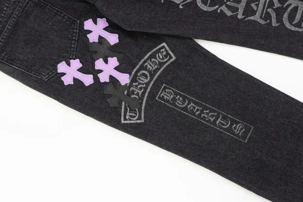 Cross Patch Jeans Chrome Hearts – AJ070 - Image 9