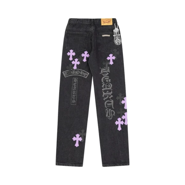 Cross Patch Jeans Chrome Hearts – AJ070 - Image 2