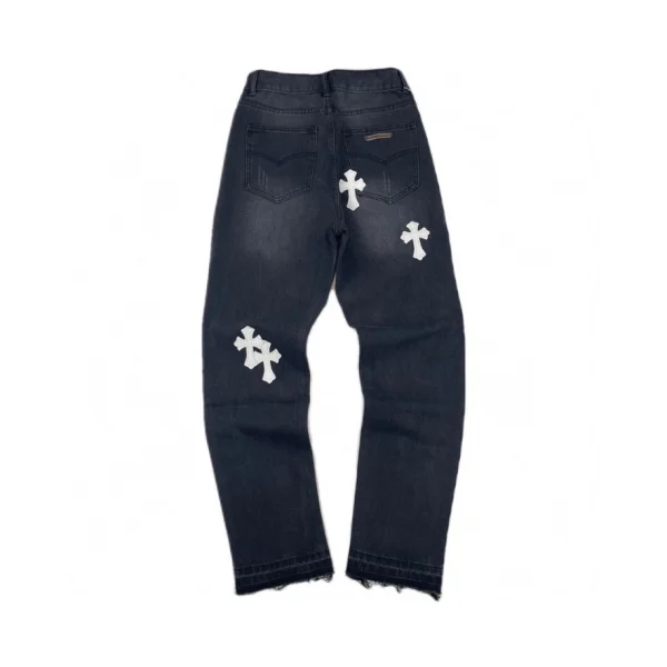 Cross Patch Jeans Chrome Hearts – AJ071 - Image 2