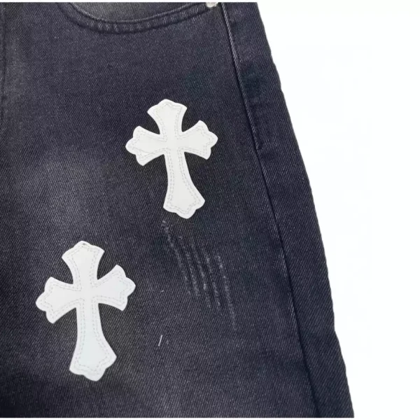 Cross Patch Jeans Chrome Hearts – AJ071 - Image 3