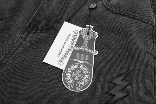 Cross Patch Jeans Chrome Hearts – AJ072 - Image 4