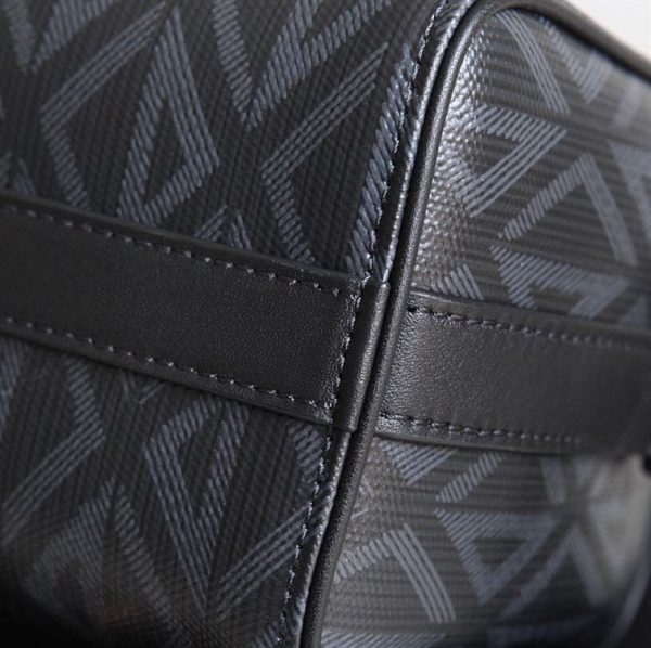 DIOR LINGOT 22 BAG BLACK CD DIAMOND CANVAS – DR014 - Image 6