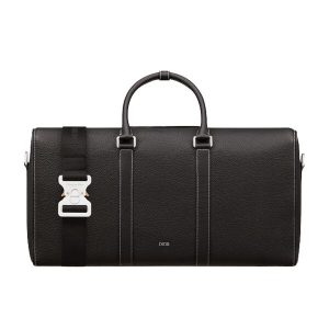 DIOR LINGOT 50 BAG BLACK GRAINED CALFSKIN – DR011