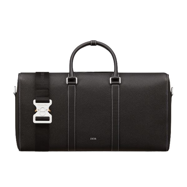 DIOR LINGOT 50 BAG BLACK GRAINED CALFSKIN – DR011