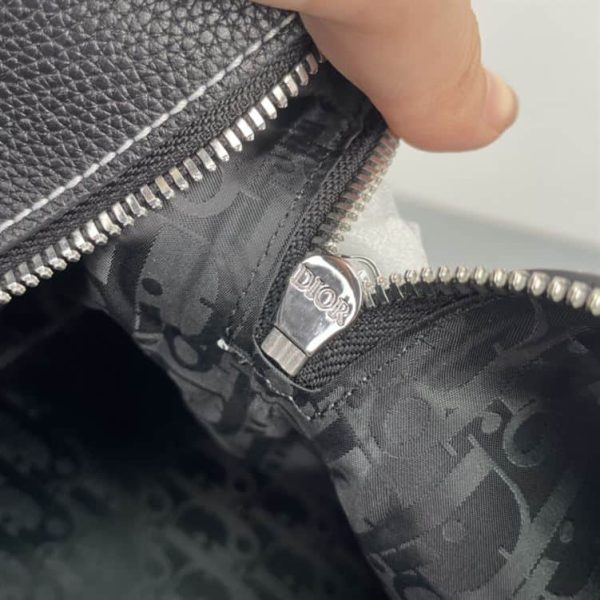 DIOR LINGOT 50 BAG BLACK GRAINED CALFSKIN – DR011 - Image 3