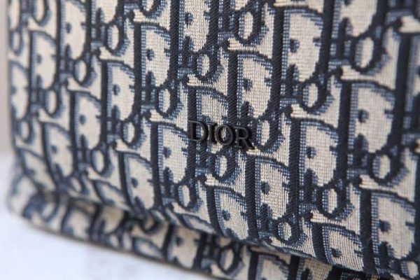 DIOR RIDER BACKPACK BEIGE AND BLACK DIOR OBLIQUE JACQUARD – DR005 - Image 6
