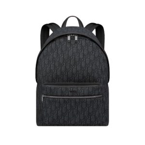 DIOR RIDER BACKPACK BLACK DIOR OBLIQUE JACQUARD – DR004