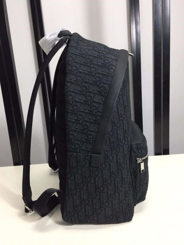 DIOR RIDER BACKPACK BLACK DIOR OBLIQUE JACQUARD – DR004 - Image 5