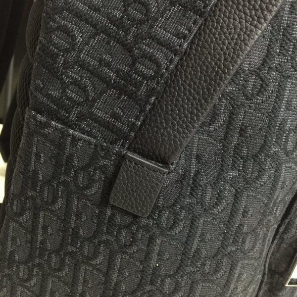 DIOR RIDER BACKPACK BLACK DIOR OBLIQUE JACQUARD – DR004 - Image 7