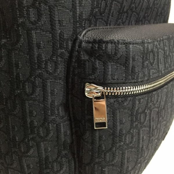 DIOR RIDER BACKPACK BLACK DIOR OBLIQUE JACQUARD – DR004 - Image 8
