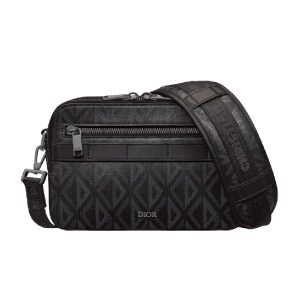 DIOR SAFARI BAG WITH STRAP CD DIAMOND CANVAS  – DR018