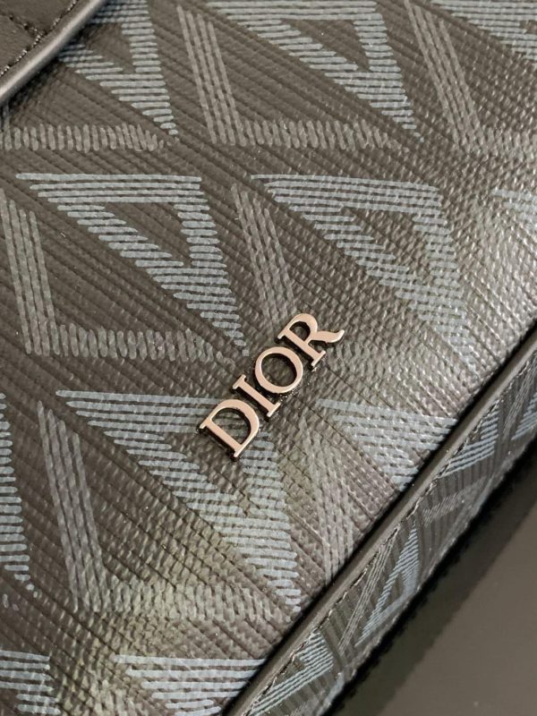 DIOR SAFARI BAG WITH STRAP CD DIAMOND CANVAS  – DR018 - Image 6