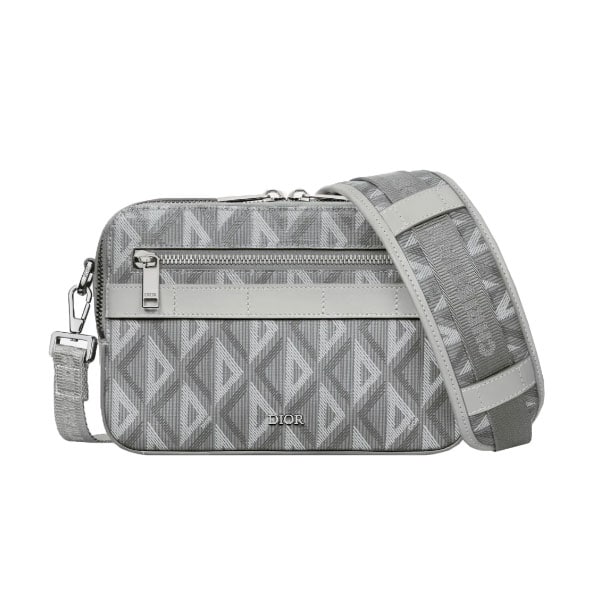 DIOR SAFARI BAG WITH STRAP CD DIAMOND CANVAS  – DR019