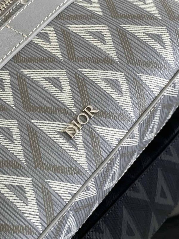 DIOR SAFARI BAG WITH STRAP CD DIAMOND CANVAS  – DR019 - Image 6