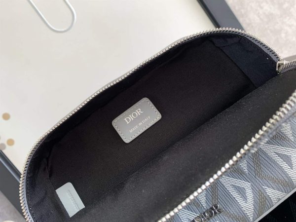 DIOR SAFARI BAG WITH STRAP CD DIAMOND CANVAS  – DR019 - Image 9
