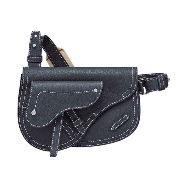 DIOR X KAWS POUCH SADDLE NAVY BLUE – DR029