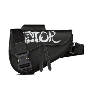 DIOR X PETER DOIG SADDLE BAG BLACK – DR030