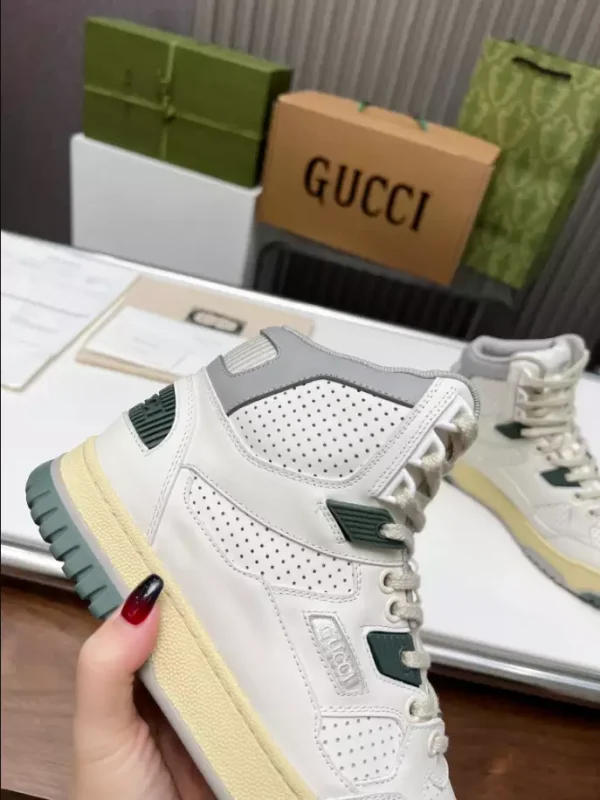 GG High Top Distressed Effect Sneaker – GC259 - Image 9
