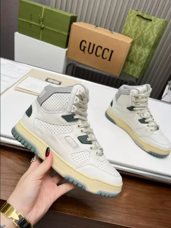 GG High Top Distressed Effect Sneaker – GC259 - Image 2