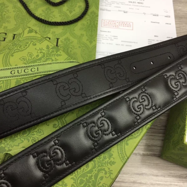 GG MARMONT MATELASSÉ WIDE BELT – B0186 - Image 10