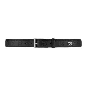 GG SIGNATURE BELT WITH GG DETAIL – B0182