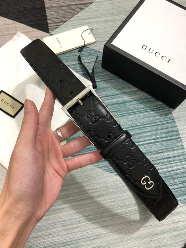 GG SIGNATURE BELT WITH GG DETAIL – B0182 - Image 3