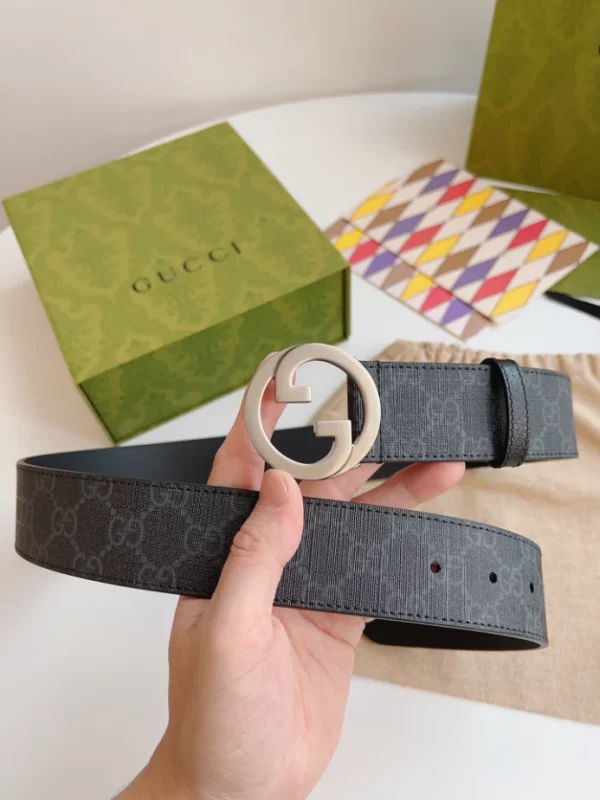 GUCCI BLONDIE BELT IN BLACK SUPREME – B0149 - Image 2